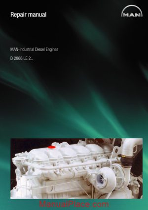 man lndustrial diesel engines d2866le2 repair manual page 1