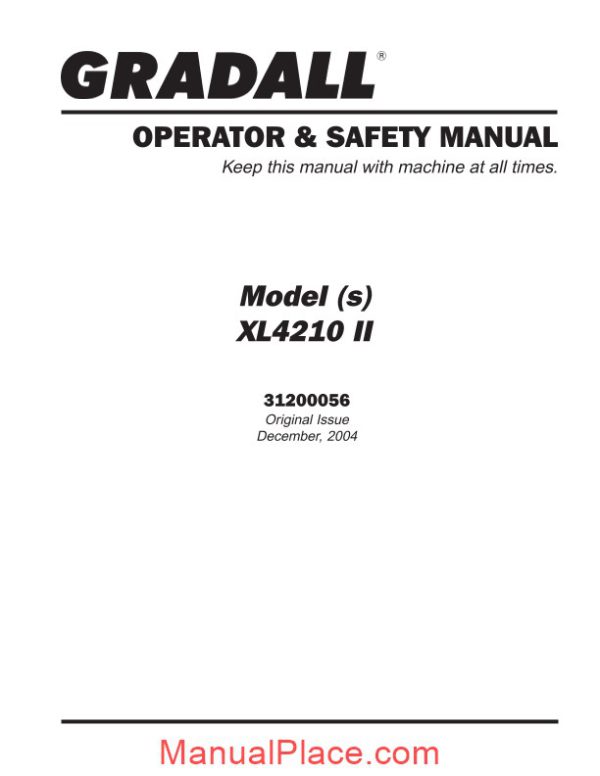 man xl4210ii service manual page 3