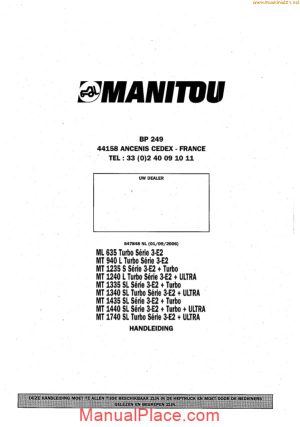 manitou m635 mlt1740 instructions nl sec wat page 1