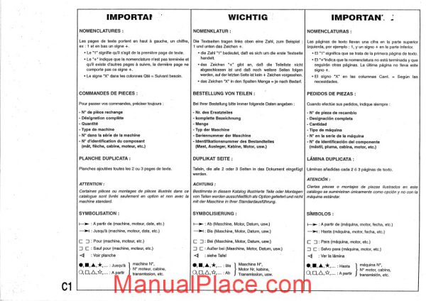 manitou msi20 30d buggie spare parts catalogue page 3