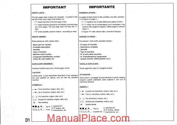 manitou msi20 30d buggie spare parts catalogue page 4