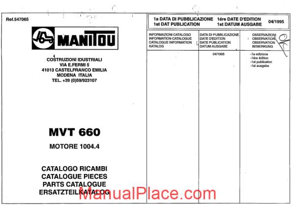 manitou mvt660 part catalog page 3