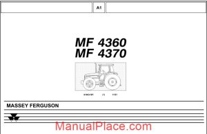 massey ferguson mf4360 4370 part catalogue page 1