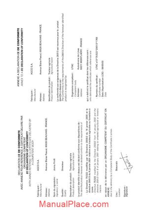 massey ferguson mf5400 series tractors operation and maintenance manual page 1