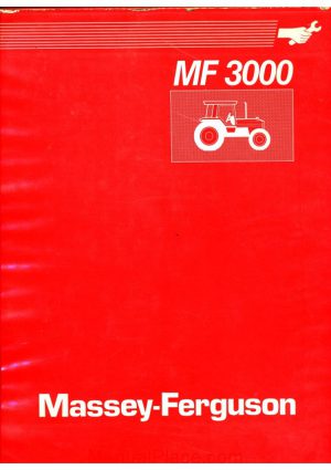 massey ferguson tractor mf3000 serie workshop manual page 1