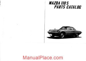 mazda 110s cosmo parts catalog page 1