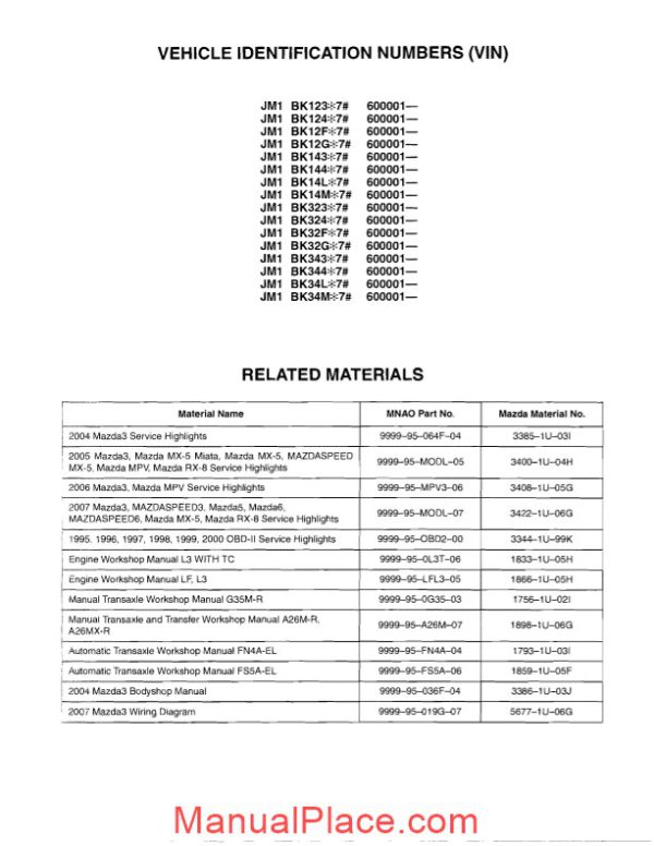 mazda 3 mazdaspeed 3 workshop manual 2007 wwwmanual carorgua page 2