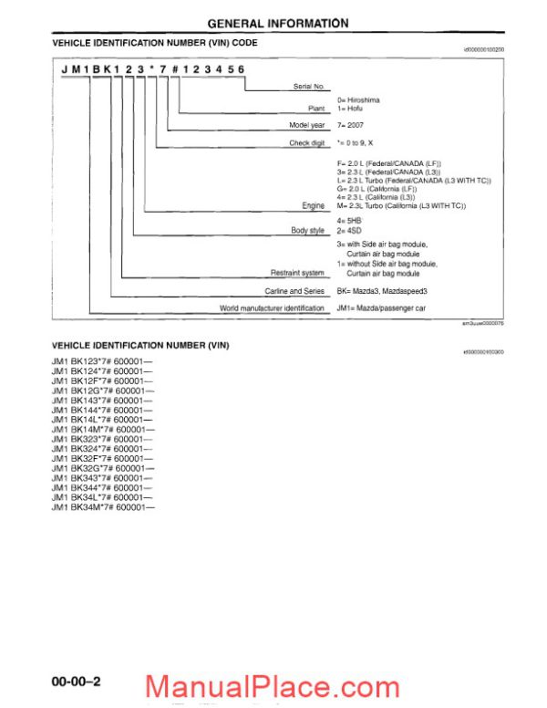 mazda 3 mazdaspeed 3 workshop manual 2007 wwwmanual carorgua page 4