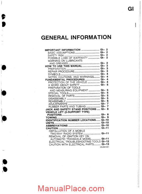 mazda 323 bg 4wd workshop manual page 4