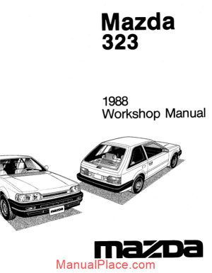 mazda 323 complete 1988 workshop manual page 1