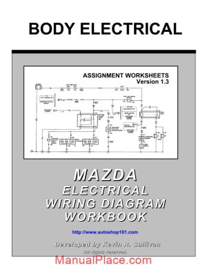 mazda 6 ewd body electrical page 1