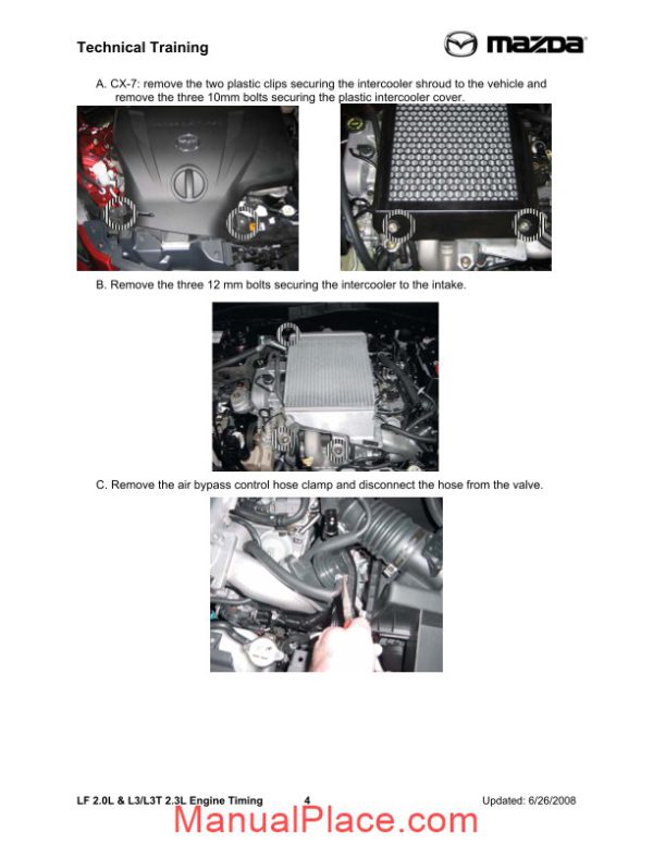 mazda 626 engine timing procedure page 4