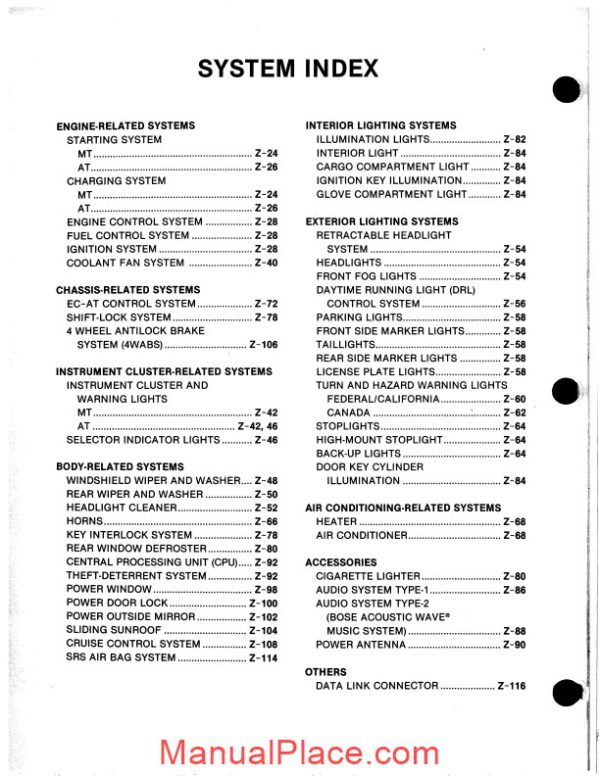 mazda 94 wiring diagram page 2