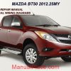 mazda bt 50 2012 workshop repair manual page 1