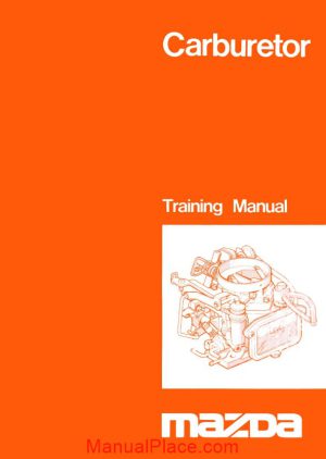 mazda carburetor training manual page 1