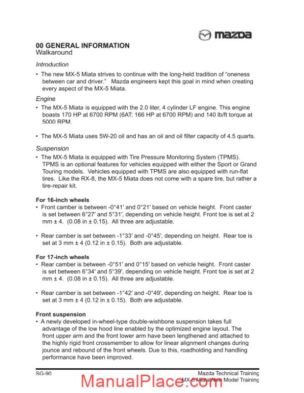 mazda mx 5 miata new model training usa page 2