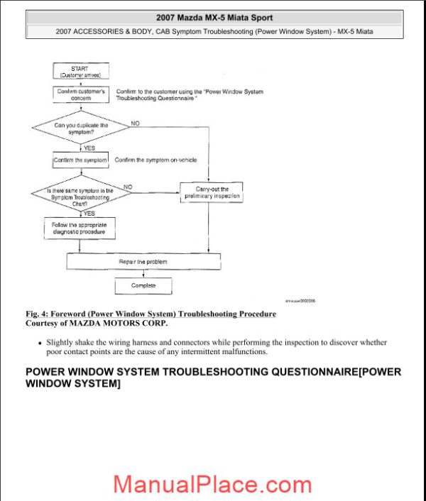 mazda mx 5 miata sport 2007 wiring diagram page 4