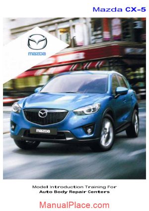 mazda new cx 5 training for auto body repair centers page 1