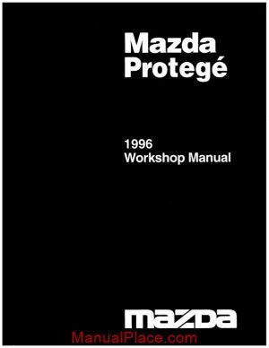 mazda protege 1996 workshop manual in english page 1