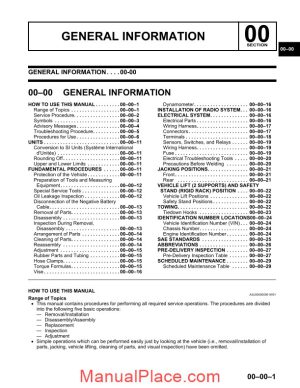 mazda protege 2002 service manual in english page 1