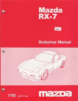 mazda rx 7 bodyshop manual page 1