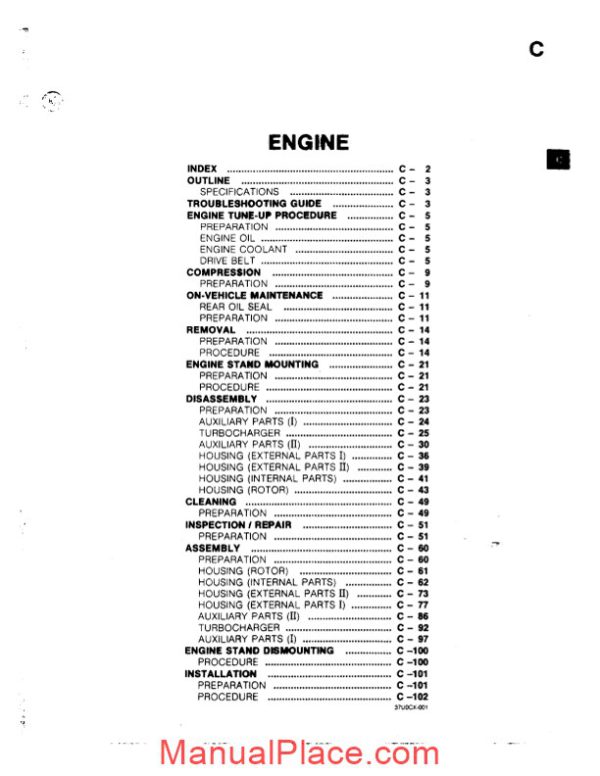 mazda rx 7 turbo rotary engine service manual page 2