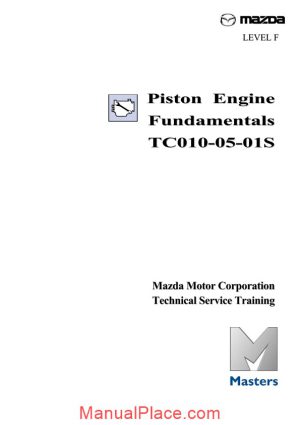 mazda technical service training piston engine fundamentals page 1