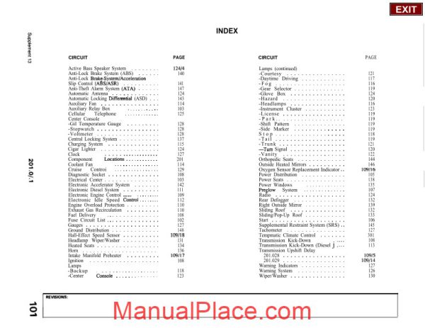 mercedes 190e electrical wiring diagrams page 1