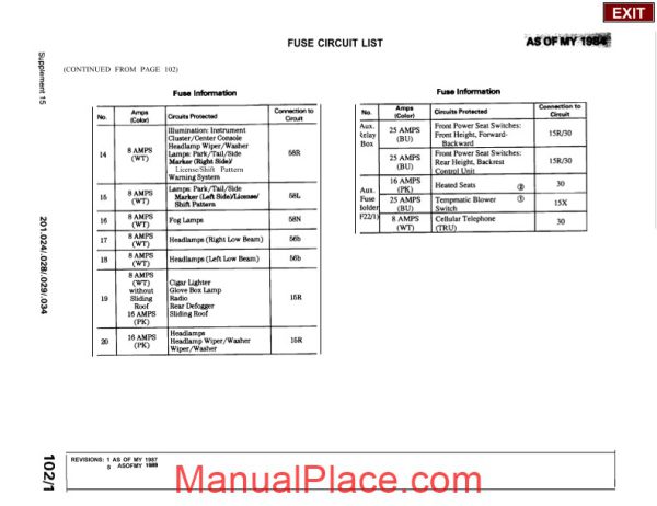 mercedes 190e electrical wiring diagrams page 3