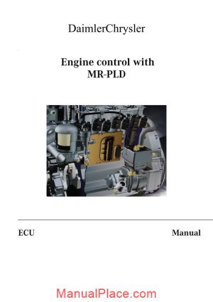 mercedes benz mr pld engine control in english page 1