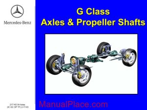 mercedes benz technical training 217 ho 06 axles ic gc op tf page 1