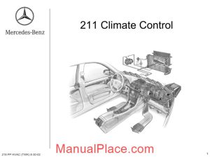 mercedes benz technical training 219 ho hvac twk 8 30 02 page 1