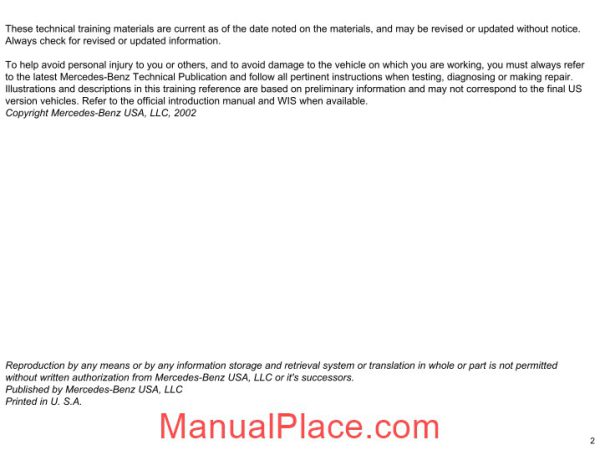 mercedes benz technical training 219 ho hvac twk 8 30 02 page 2