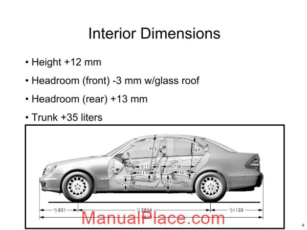 mercedes benz technical training 219 ho w211 intro wff 08 05 02 page 4