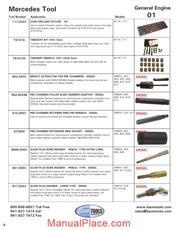 mercedes benz tools catalog page 4