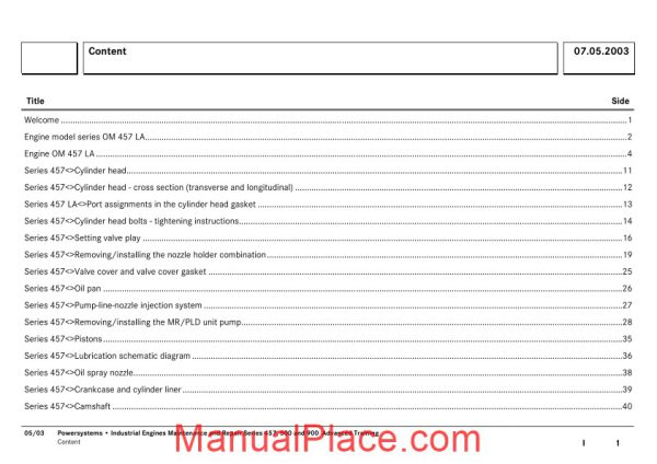 mercedes om457 service manual page 3