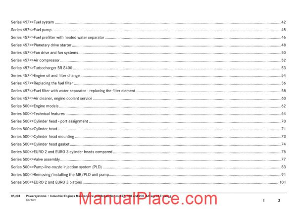 mercedes om457 service manual page 4