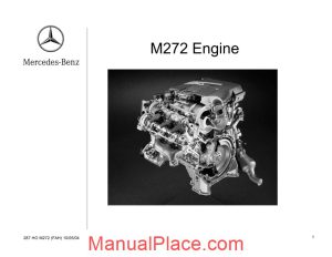 mercedes technical training 287 ho 03 m272 engine 0 fah 08 05 04 page 1