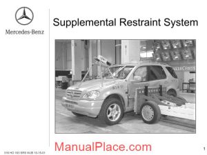 mercedes technical training 316 ho 163 supplemental restraint systemsrs wjb page 1