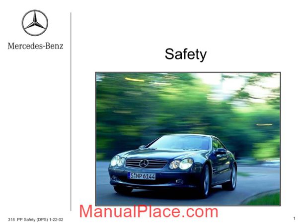 mercedes technical training 318 ho safety dps 1 22 02 page 1