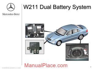 mercedes technical training 319 ho w211 dual battery acb icc 11 29 02 page 1