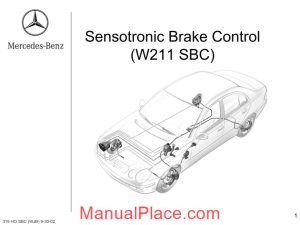 mercedes technical training 319 w211 ho sbc wjb 9 30 02 page 1