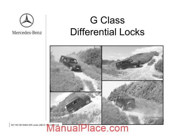 mercedes technical training 327 ho 08 w463 diff locks acb ic tf 03 01 04 page 1