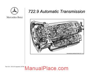 mercedes technical training automatic transmission page 1