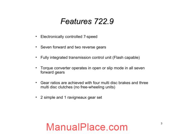 mercedes technical training automatic transmission page 3