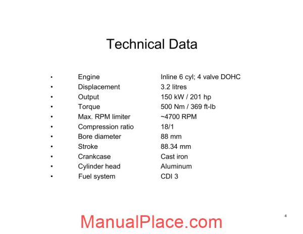 mercedes technical training common rail direct injection cdi page 4