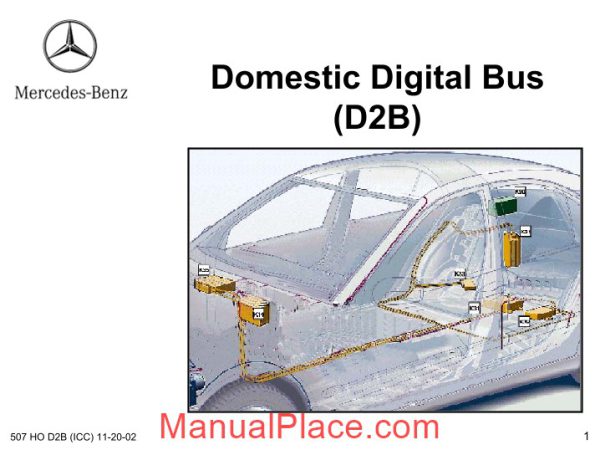 mercedes technical training d2b icc system page 1