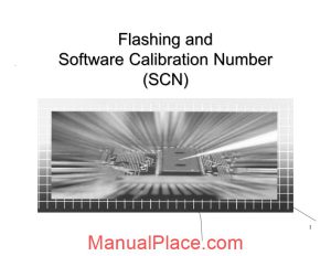 mercedes technical training flashing and software calibration number scn page 1