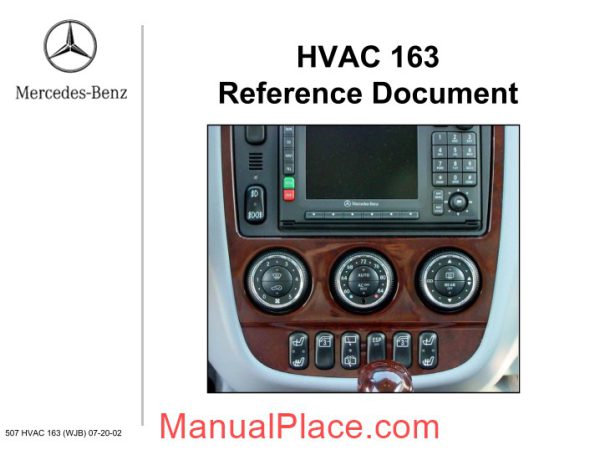 mercedes technical training hvac 163 wjb page 1