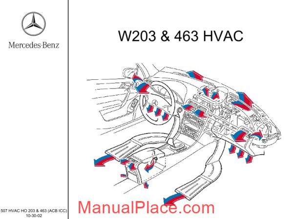 mercedes technical training hvac 203 463 icc page 1